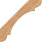 Ekena Millwork 5 1/2"W x 34"D x 34"H Olympic Smooth Knee Brace, Western Red Cedar BRC06X34X34OLY00SWR - alternate 4
